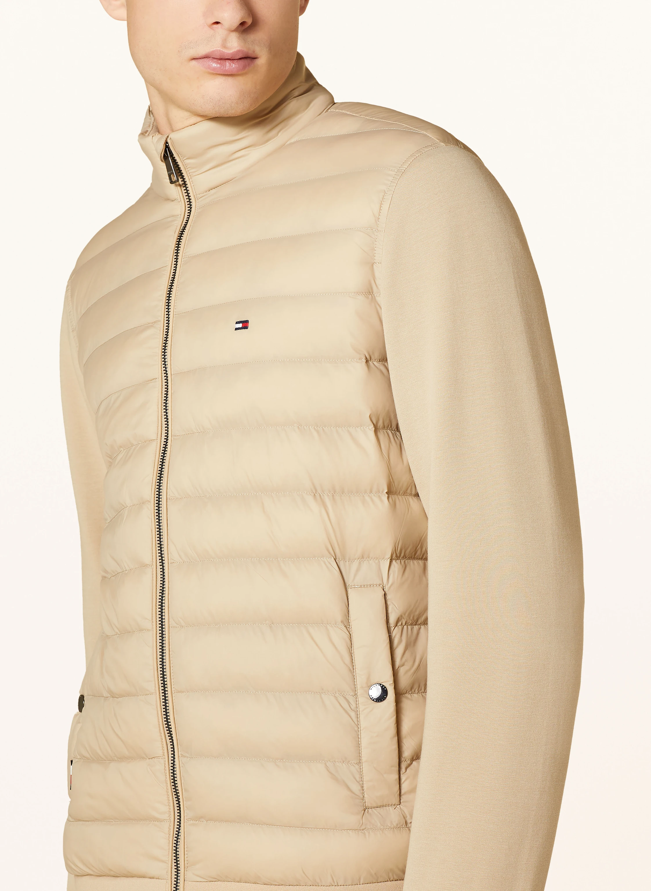 TOMMY HILFIGER Steppjacke im Materialmix