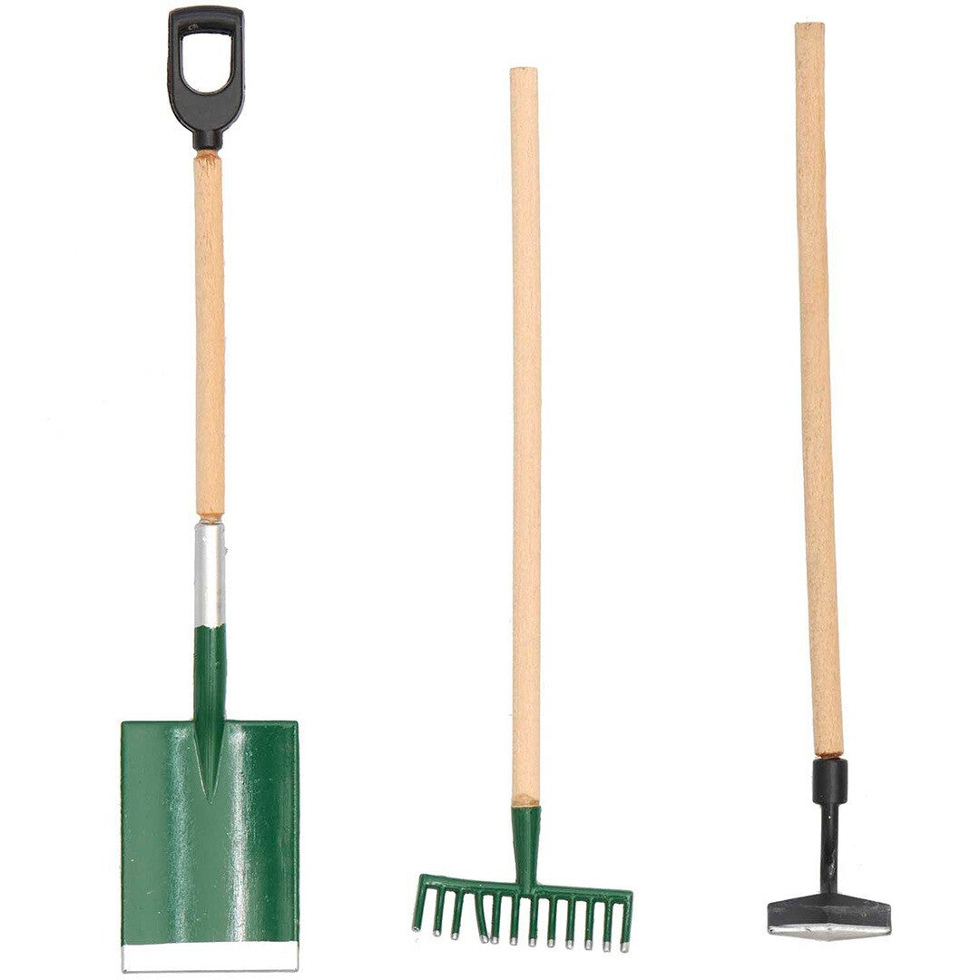 Miniatuur tuingereedschap - 3st
