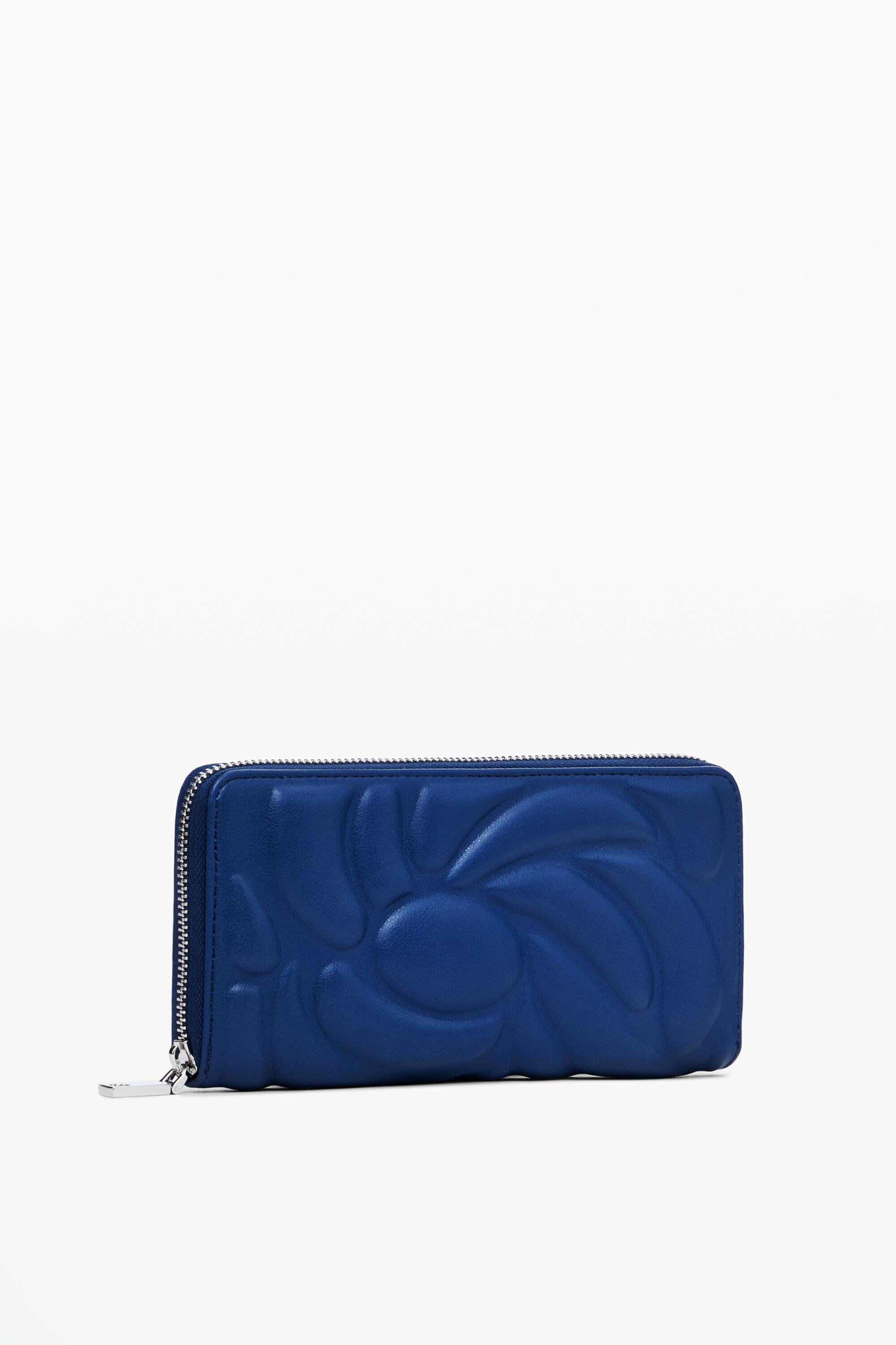 Monedero floral geométrico cremallera