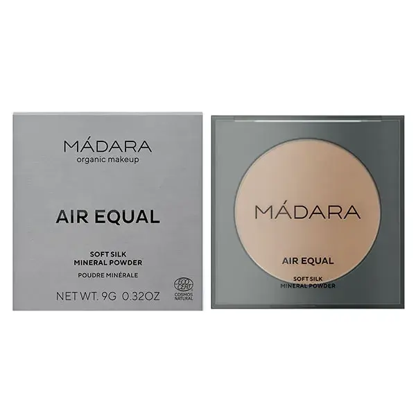 Pó Mineral Madara Cosmetics AIR EQUAL Soft Silk #2 BEGE 9g