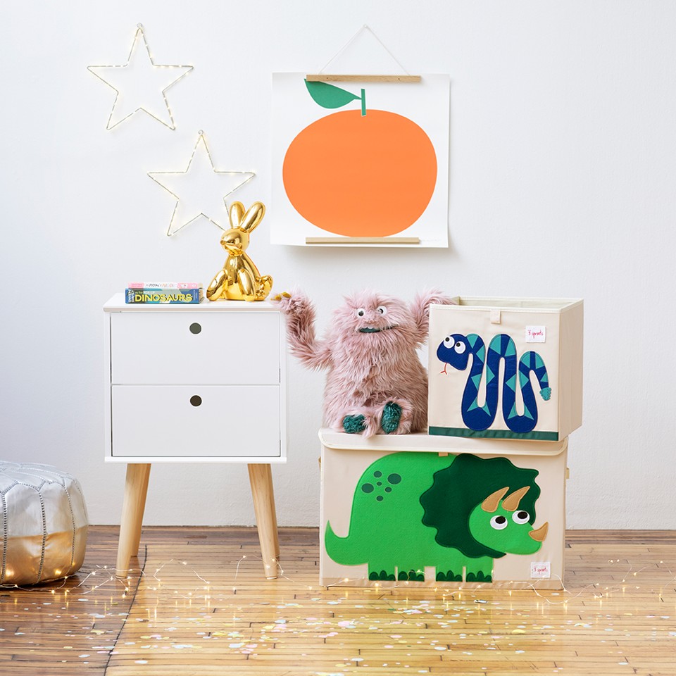 3 Sprouts - Storage Box - Blue Snake