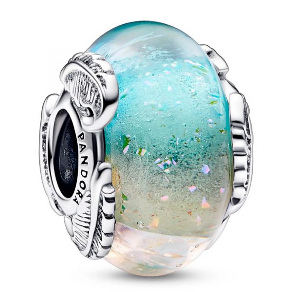 Pandora Joalheria Pena Curvada de Vidro Murano 792577c00