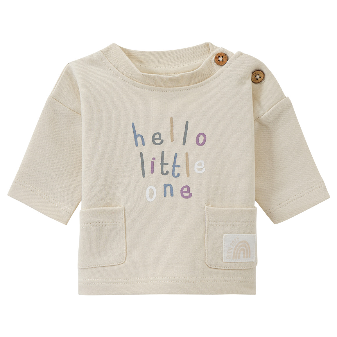 Topomini Pure Collection Newborn Sweatshirt und Hose Born 2025 beige