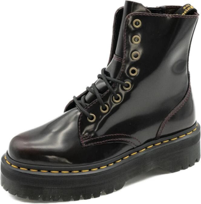Dr. Martens Jadon Cherry Red Arcadia Unisex Veterboots Rood