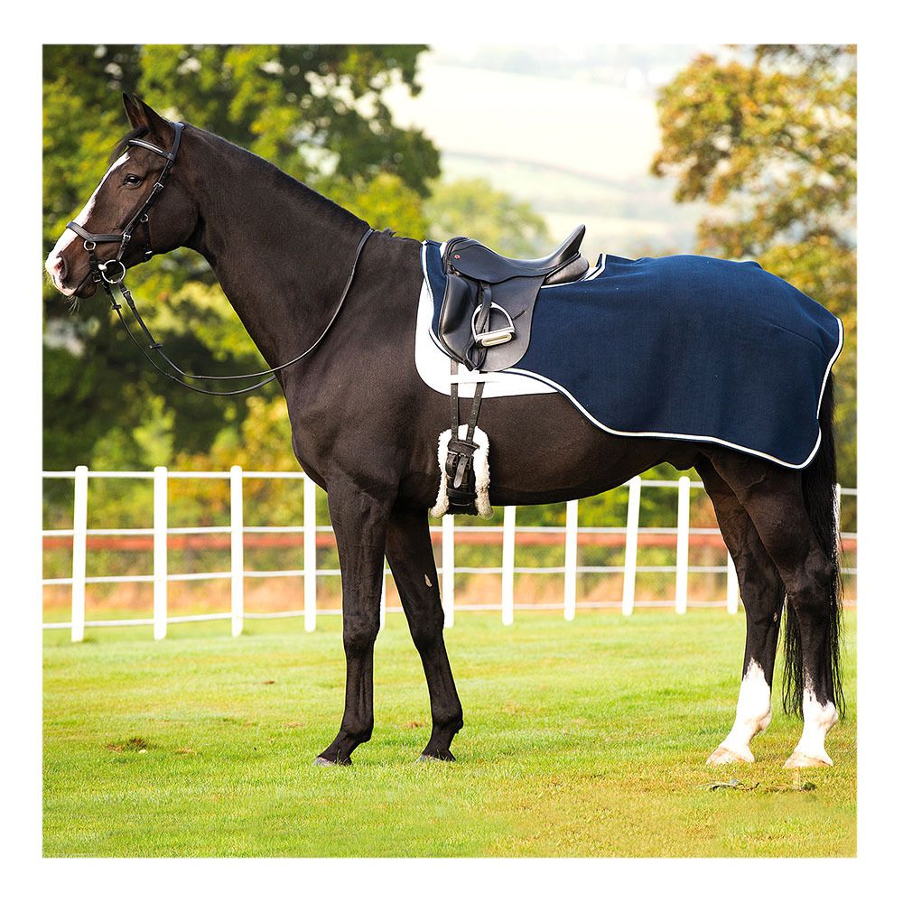 Horseware RAMBO COMP SHEET - Couvre-reins navy/beige
