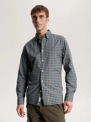 Camisa Micro Tartan de Corte Regular
