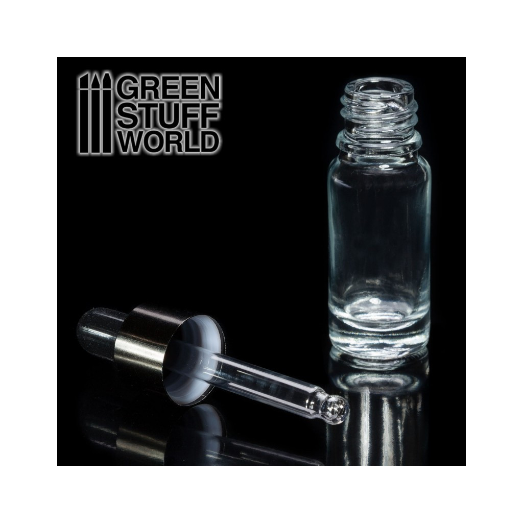Pot de Verre vide avec Pipette