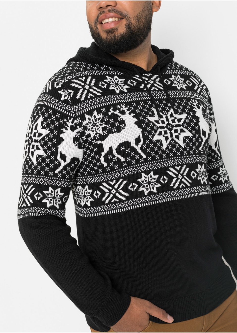 Pull norvégien à capuche
