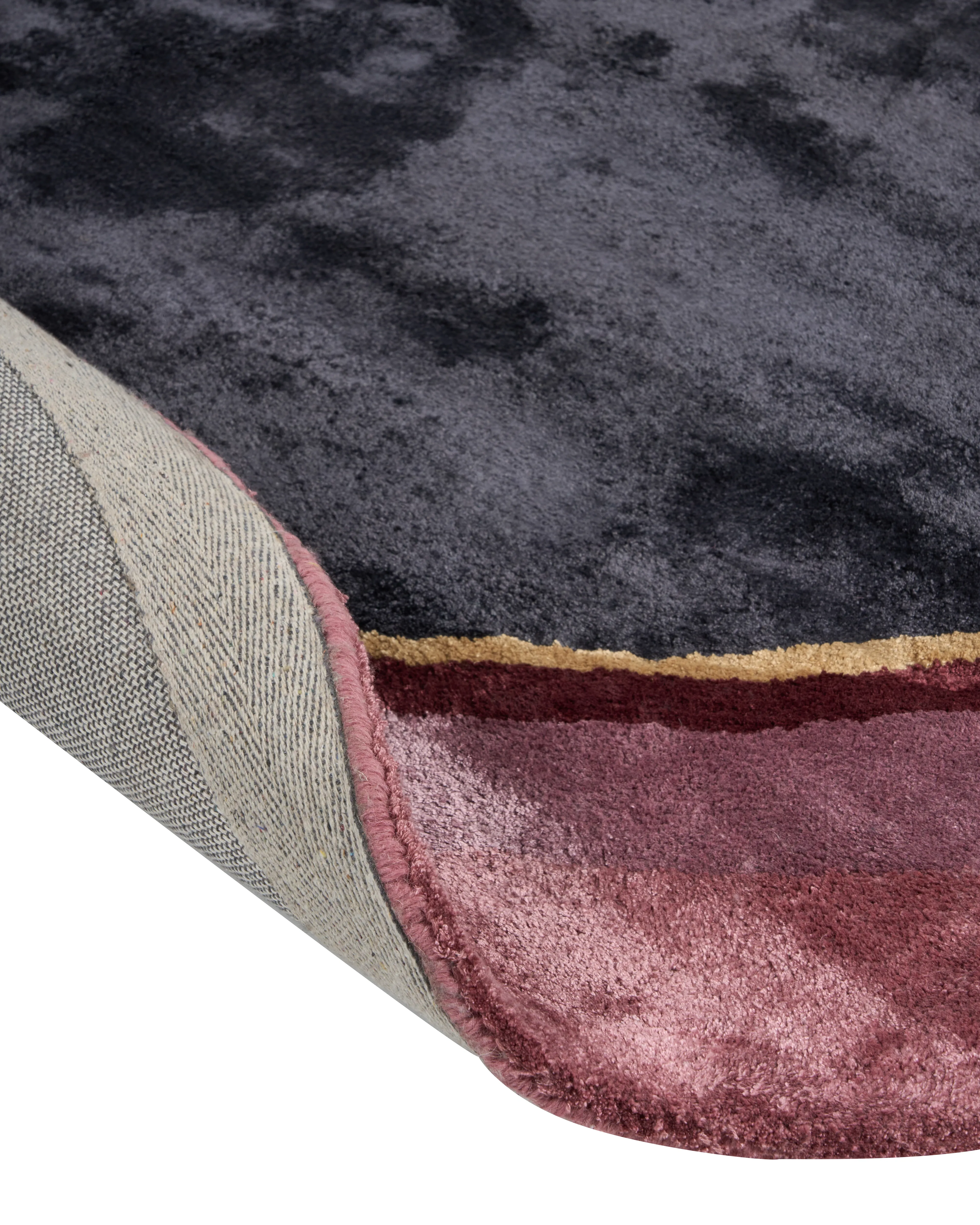 Vloerkleed PITHORO Zwart 160 x 230 cm Viscose