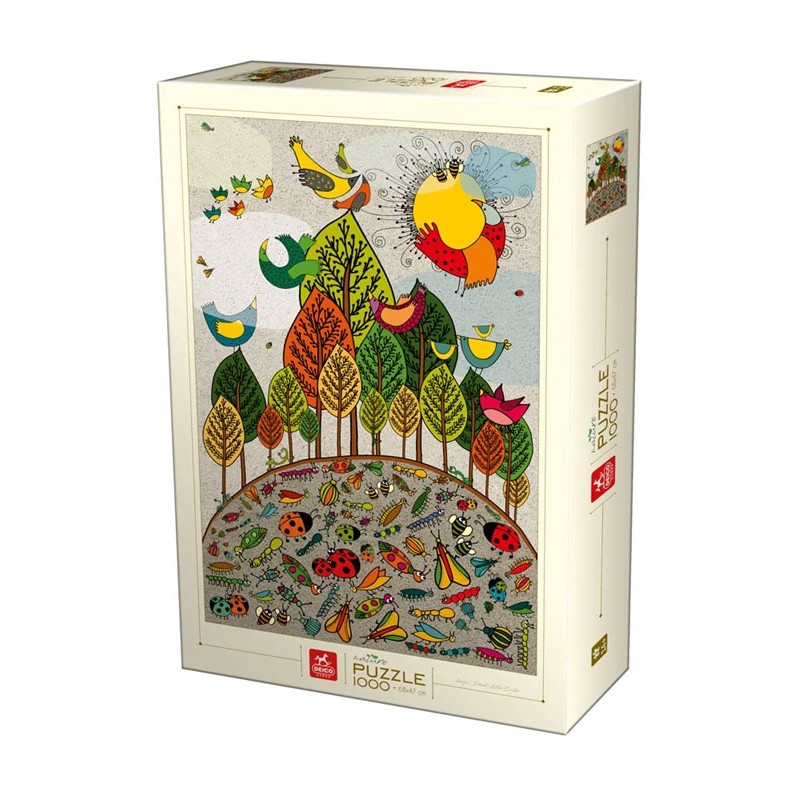 Puzzle 1000 pièces - Birds and Bugs
