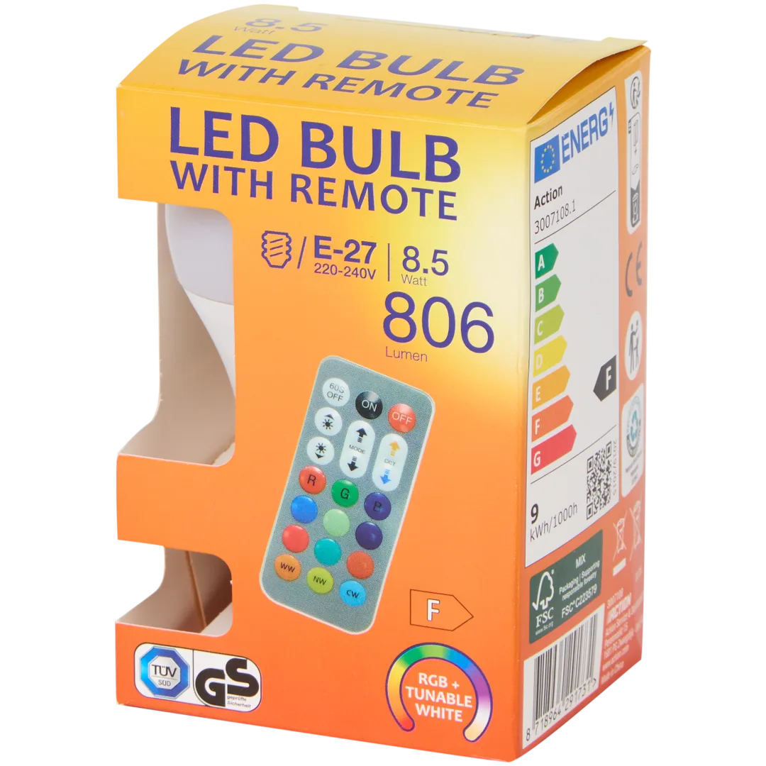 Ampoule LED multicolore