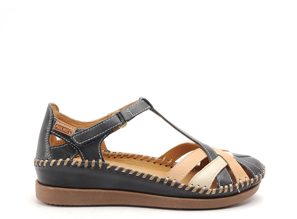 Pikolinos nu pieds plats femme cadaques 0732 bleu