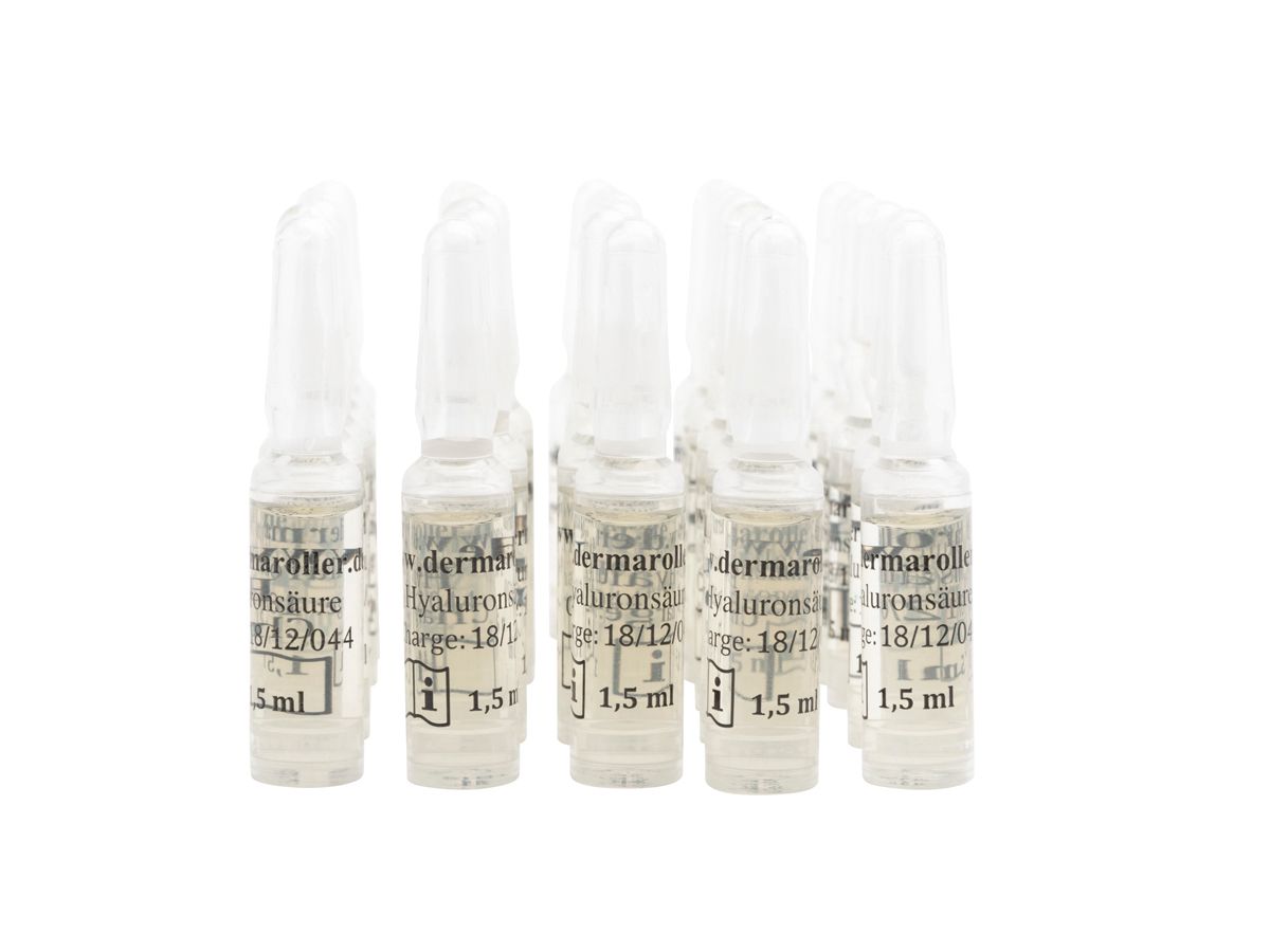 Dermaroller Hyaluron-Ampullen 7er Riegel