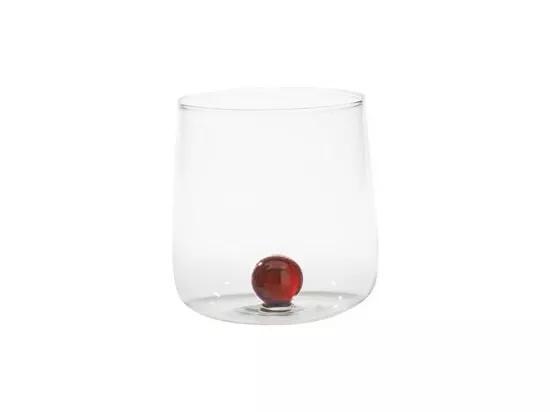Bilia Tumbler Zafferano en verre borosilicate, lot de 6 pièces, couleur Ambre