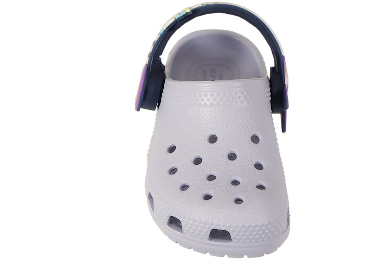 CROCS C IMAGINATION LIGHTS BKSTRPCGT CLOGS I LILLA GUMMI MED LYS