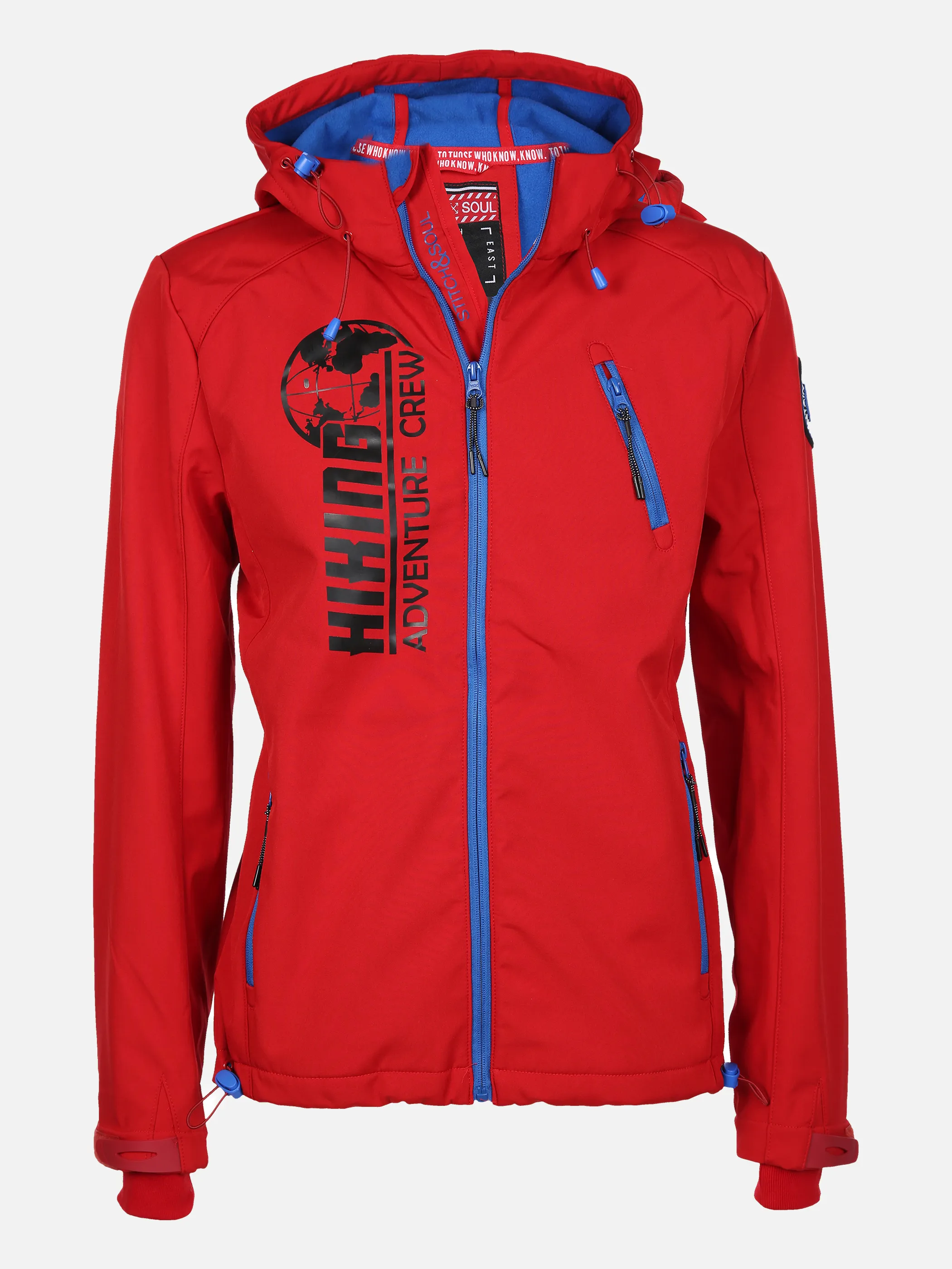 Herren Softshelljacke mit Neondetails