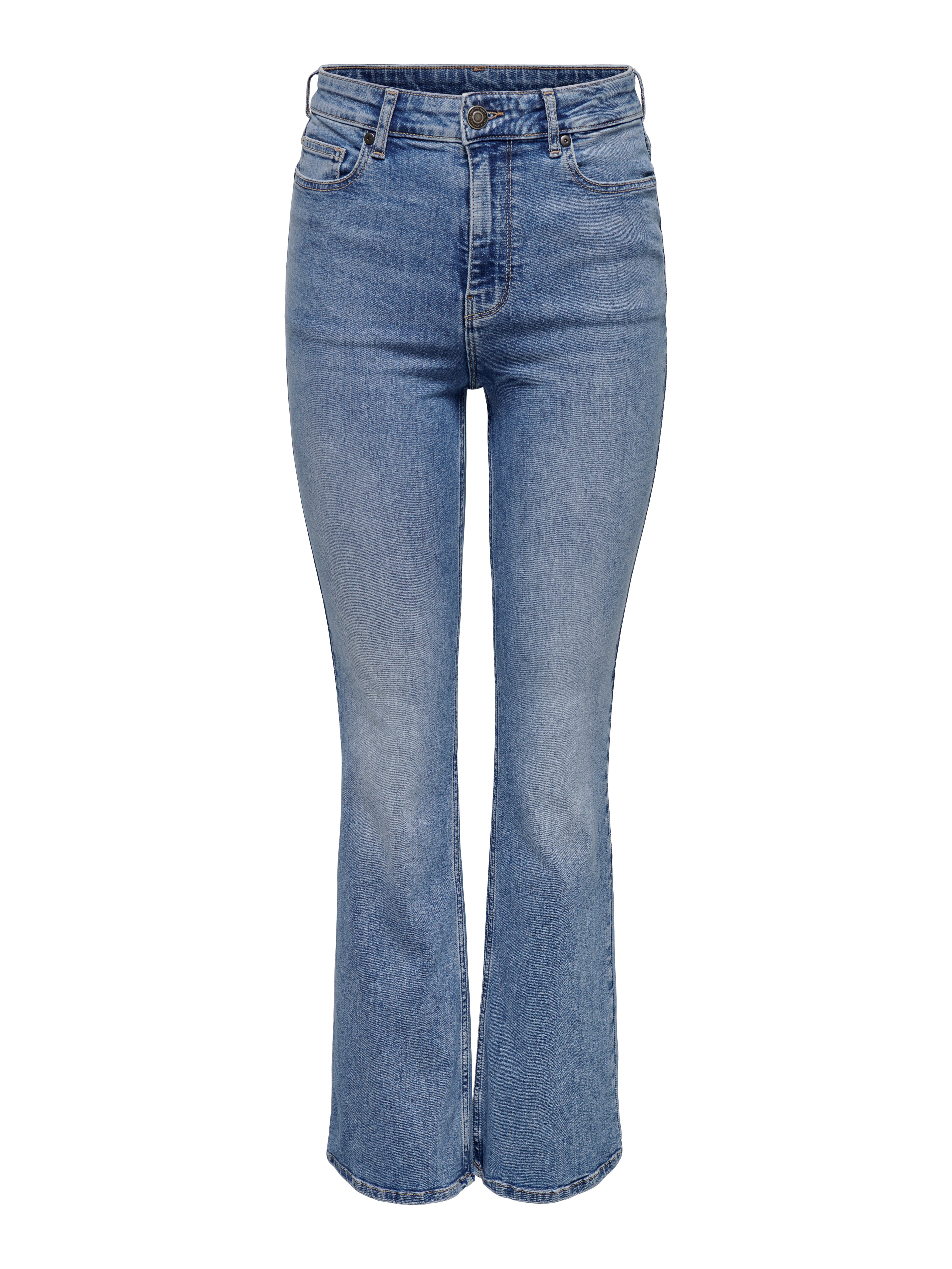 ONLLUNA Hohe Taille Ausgestellt Jeans Medium Blue Denim