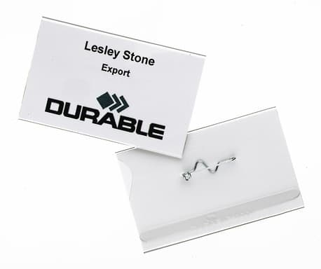 Durable 8604-19, Landskap, Plastikk, Gjennomsiktig, 90 mm, 54 mm, 10 stykker