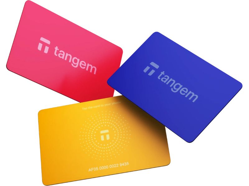 bitConsult Tangem 2.0 Spring Bloom 3 Karten Set Innovative Lösung für die sichere Speicherung von Kryptowährungen