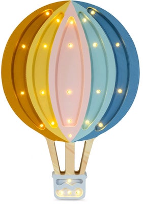 Little Lights Lampe Ballong, Retro Rainbow