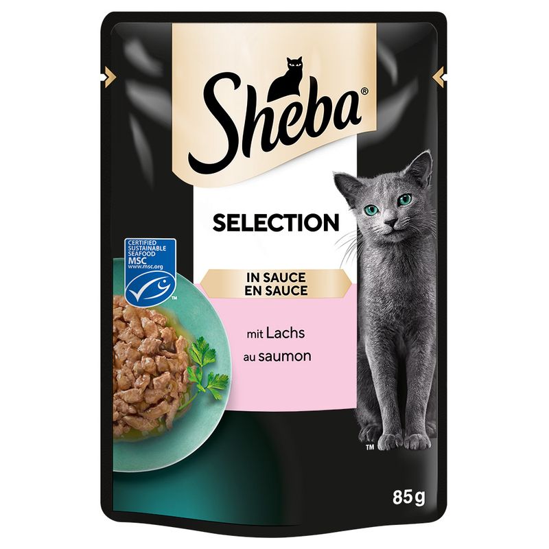 Mégapack Sheba 56 x 85 g pour chat ✓ pas cher