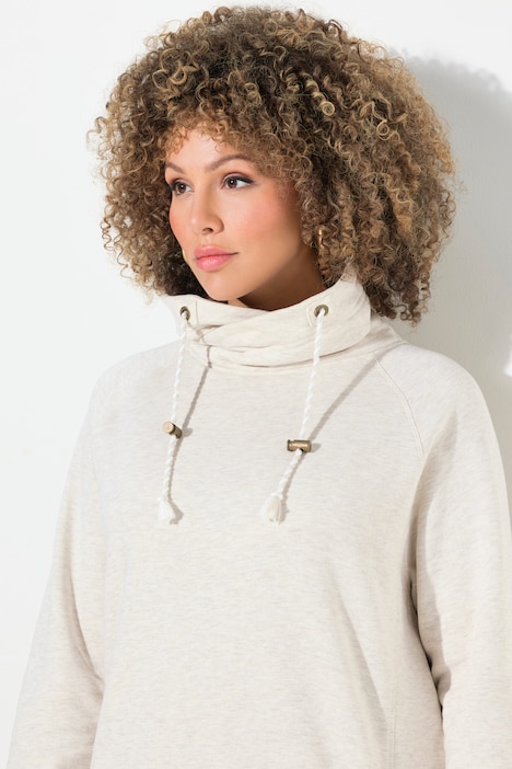 Sweatkleid, Stehkragen, Langarm, Taschen