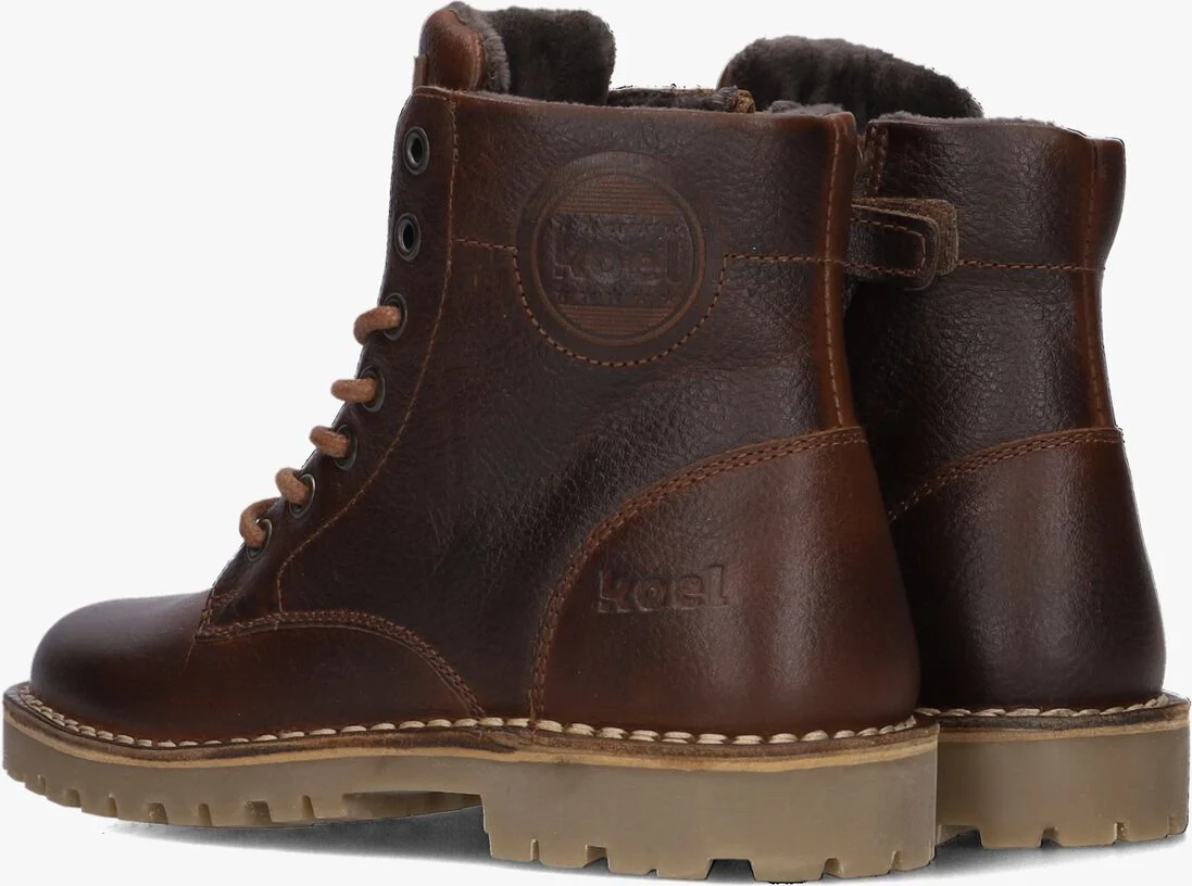KOEL4KIDS cognac koel4kids veterboots 13m003