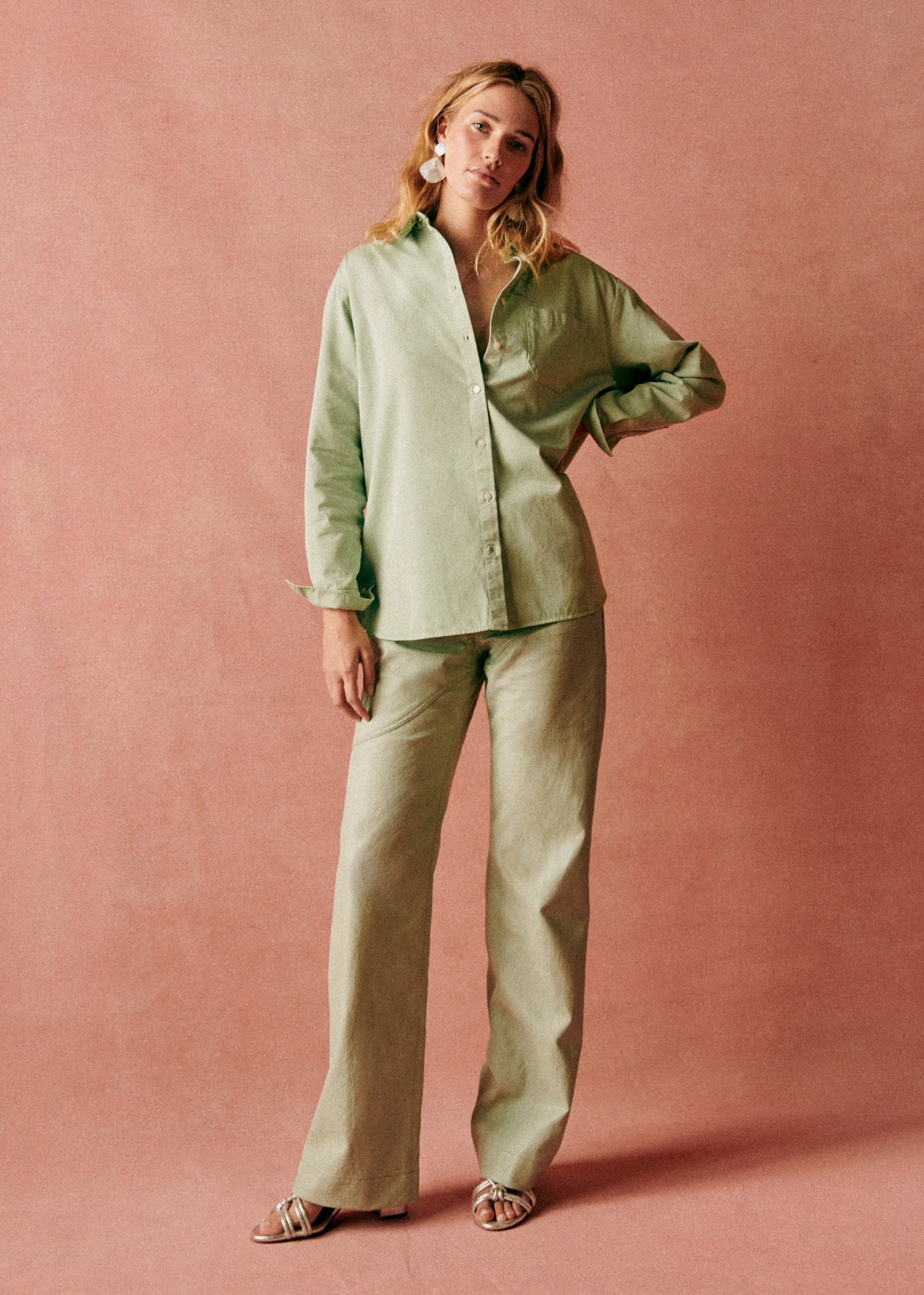 Chemise Max - Vert Pastel - E-SHOP/CHEMISES & BLOUSES 5905222