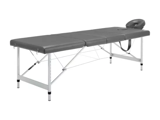 Table de massage 4 argenté 186 x 68 x 59 cm 02_0001799