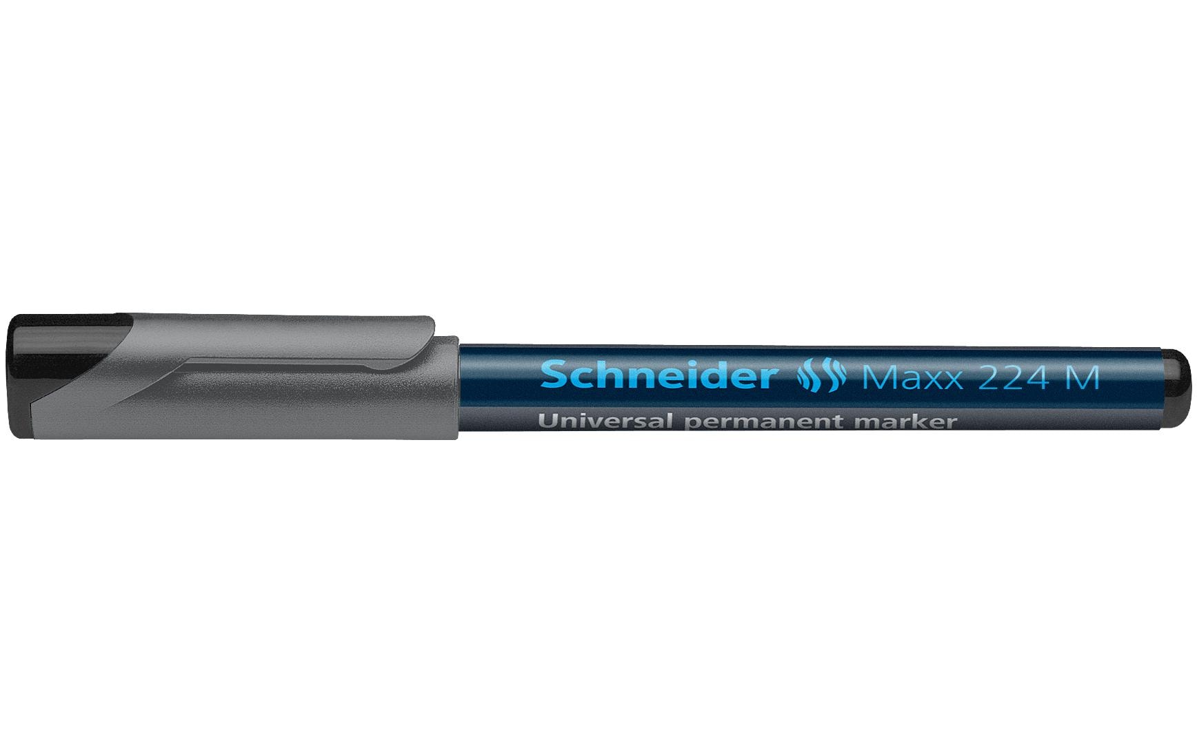 Universal-Marker Maxx 224 M permanent, SchwarzMarker permanent, 1 mm