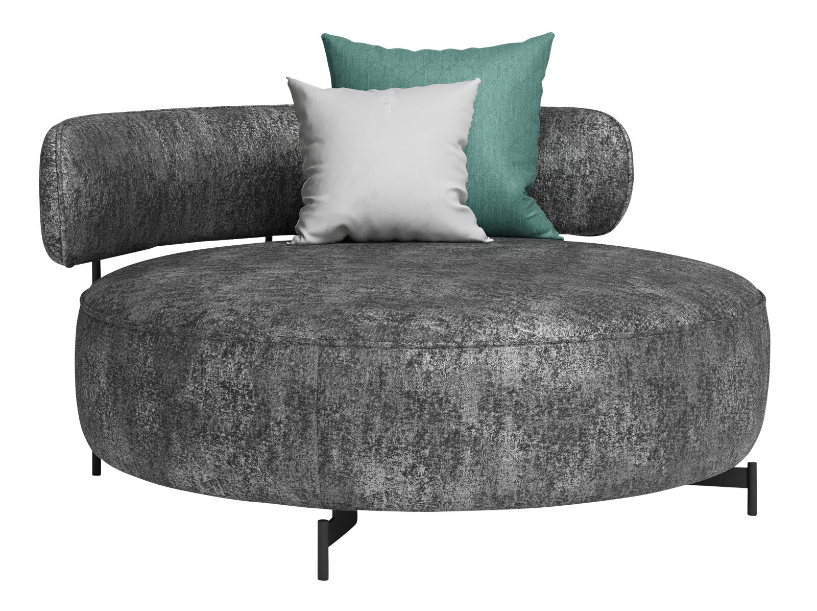 JOOP! Sessel 143 cm Stoffbezug anthrazitgrau