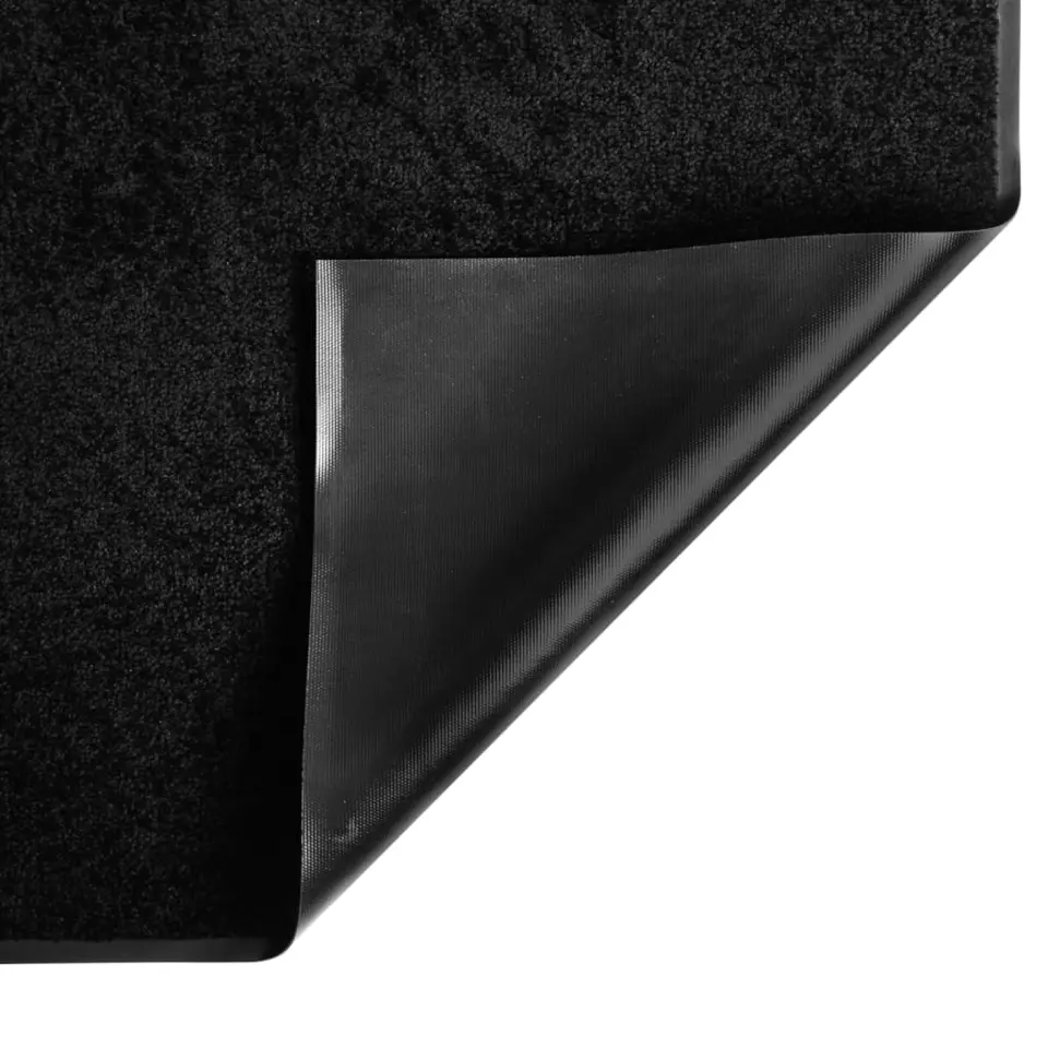 vidaXL - Mat - Zwart - Polypropyleen - 80 x 120 cm