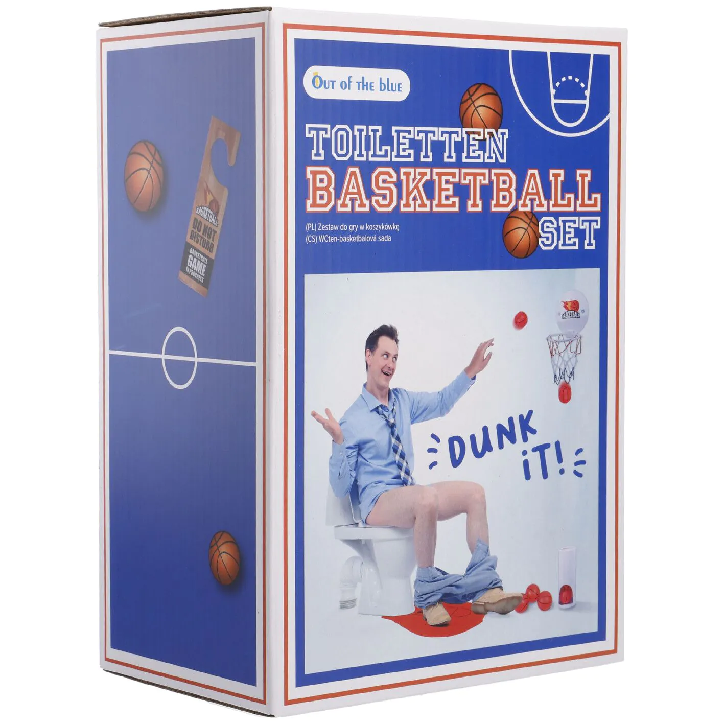 Toiletten-Basketball-Set, 7-teilig