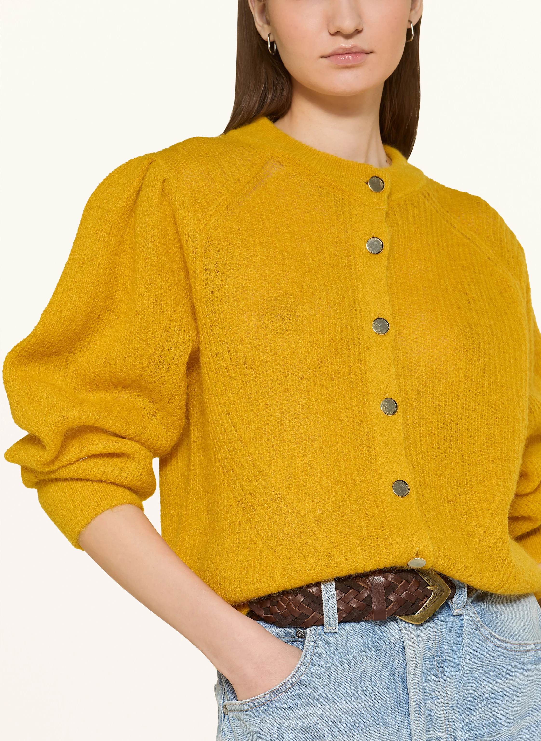 ba&sh Strickjacke mit Mohair