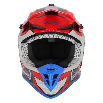 Casque cross Acerbis LINEAR 22.06 2024 - Rouge / Bleu