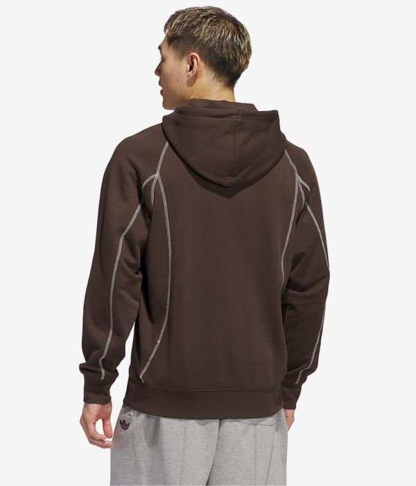 adidas Shmoo FW Hoodie (dark brown core white)