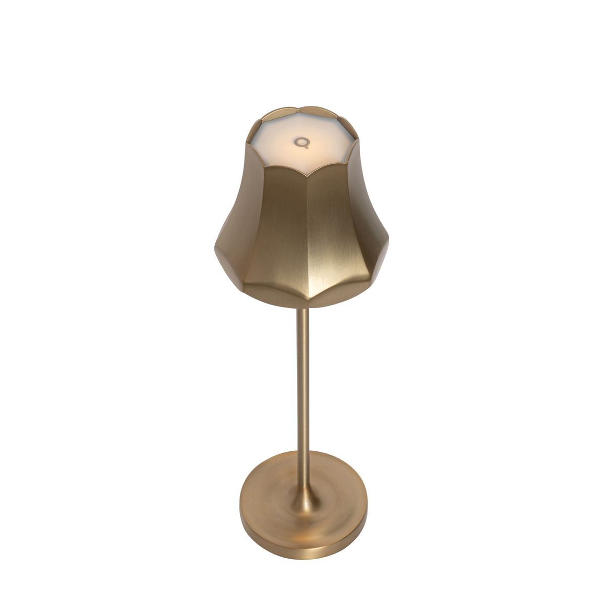 Set van 2 retro tafellampen rose goud oplaadbaar IP44 - Granny