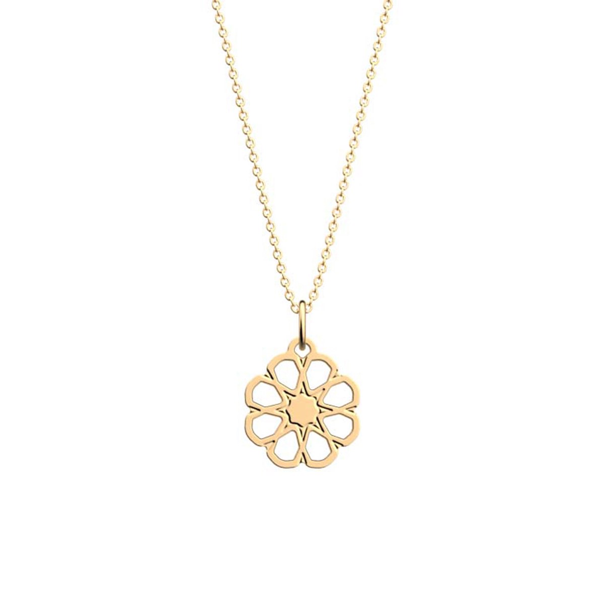 Collier Les Georgettes Arabesque doré16 mm