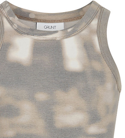 Grunt Top - GrünFrille - Braun m. Print