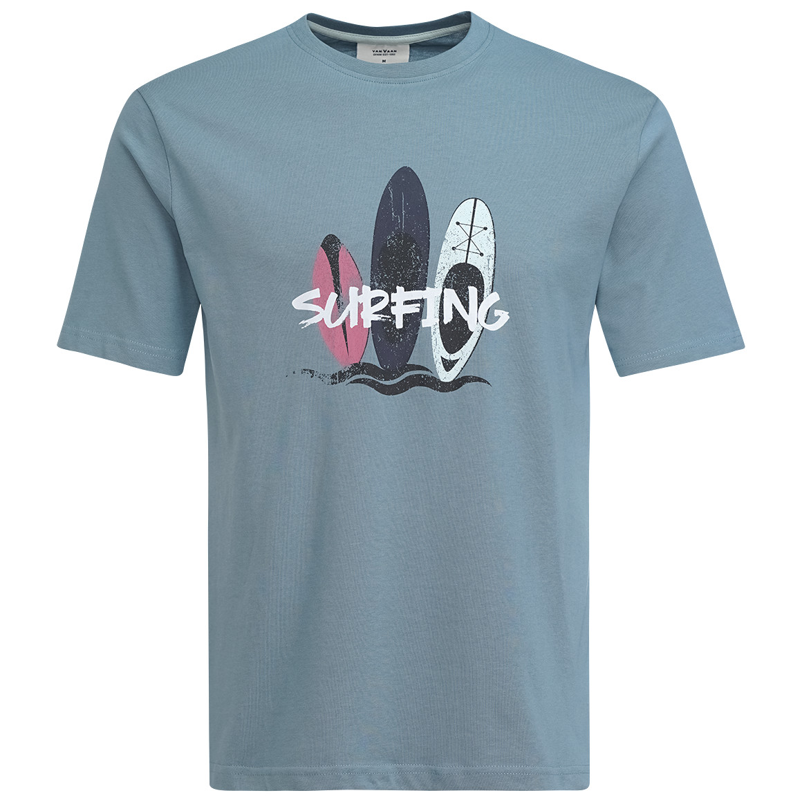 VanVaan Denim Herren T-Shirt aus Bio-Baumwolle blau