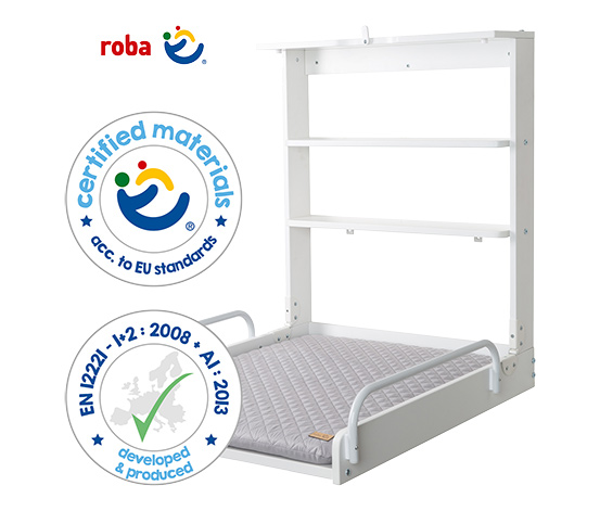 roba Wandwickelregal mit Wickelauflage »roba style grau«