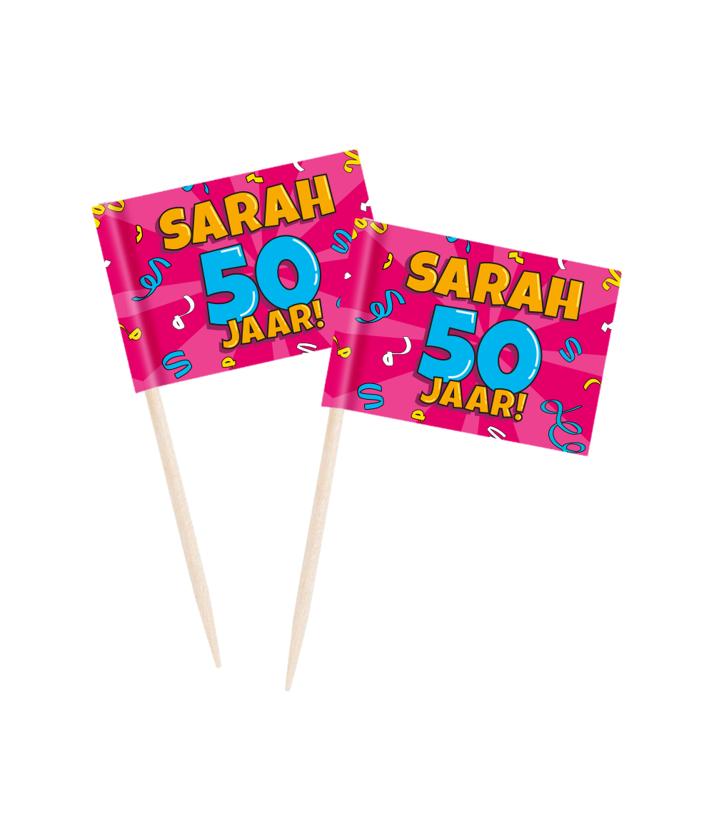 Sarah Cocktailprikkers 50st