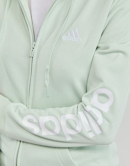 Adidas Sportswear - W LIN FT FZ HD - vert lin