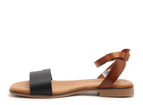 Eva frutos nu pieds plats femme 3052 noir