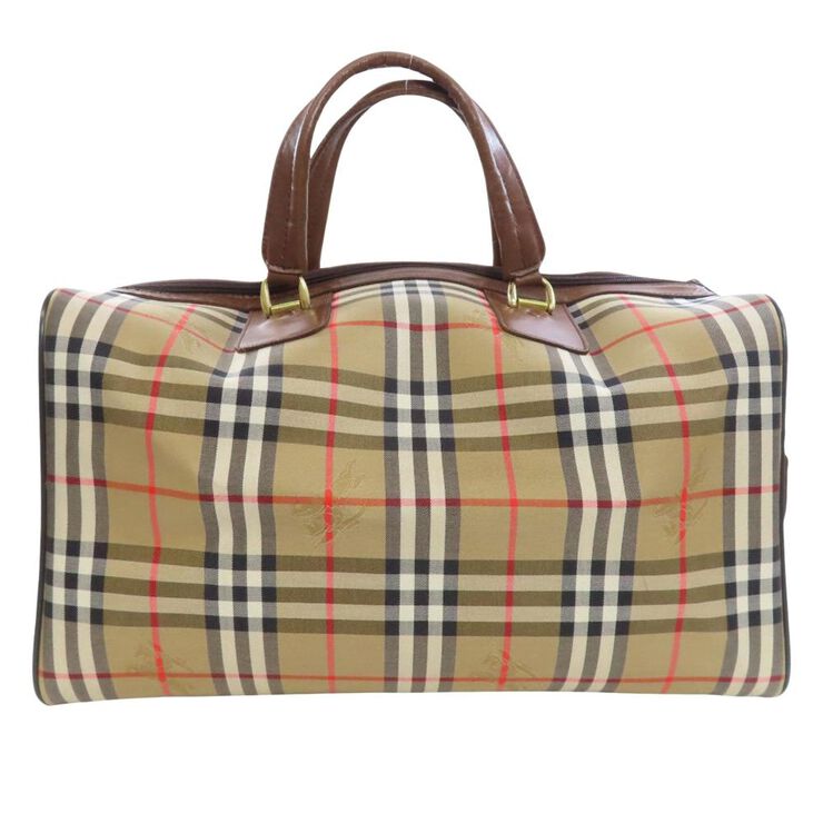 Burberry Vintage Burberry Boston Bag Beige