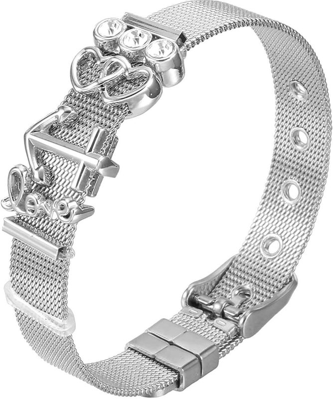 Heideman Armband 'Mesh'  zilver
