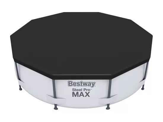 Bâche de protection 4 saisons pour piscine tubulaire Steel Pro ronde Ø 3,05 m - Bestway