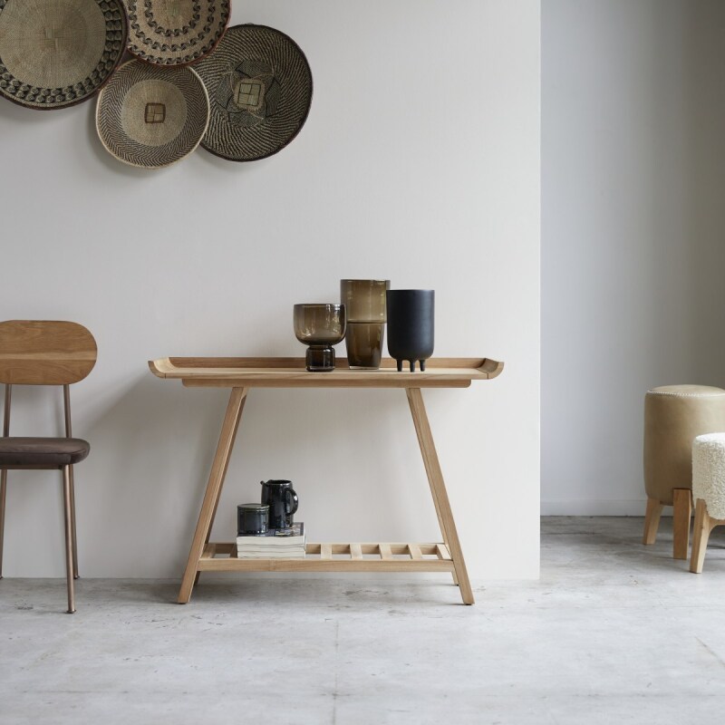 Console haute Pampa en teck massif