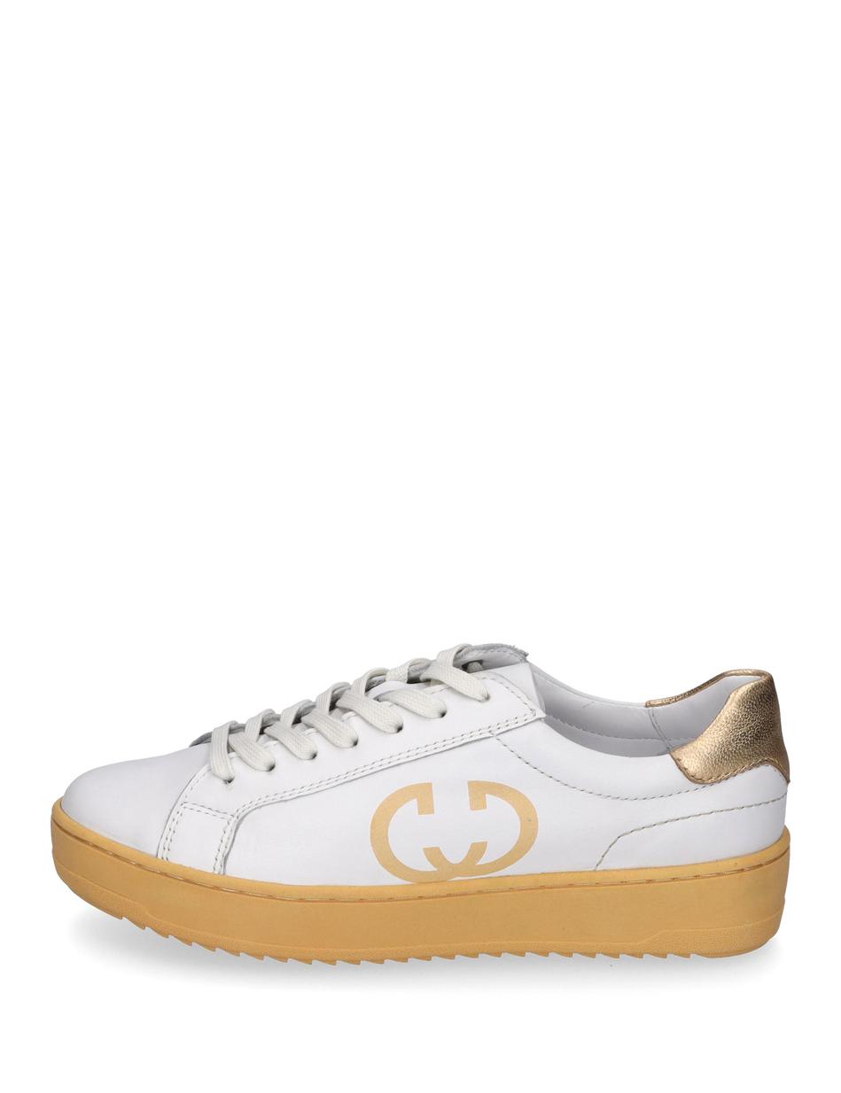 Sneaker Emilia 04, weiss-gold