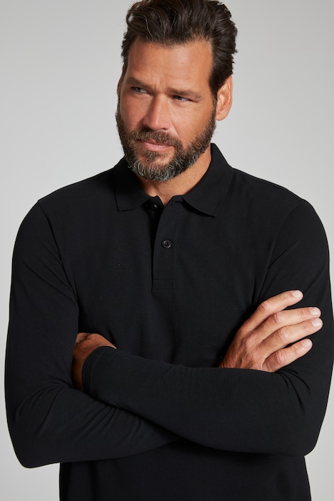 JP 1880 Poloshirt, Basic, Langarm, Piqué, bis 8 XL